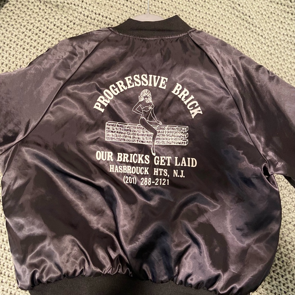 Vintage oversized bomber jacket